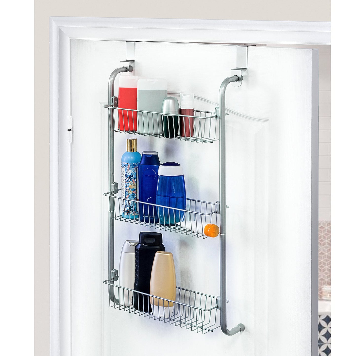 Étagère de Douche en Acier Chromé