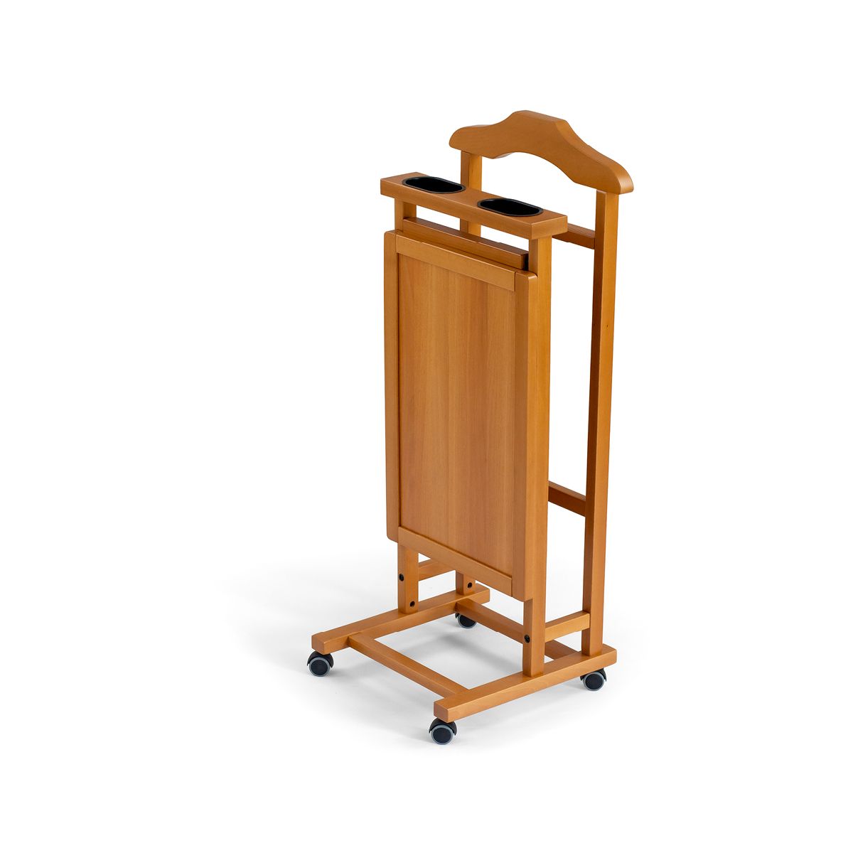 Valet de chambre, Porte Vetement, Valet de nuit, Valet de chambre bois, Porte vetement chambre, Couleur cerise , ARIT ALVARO, 7