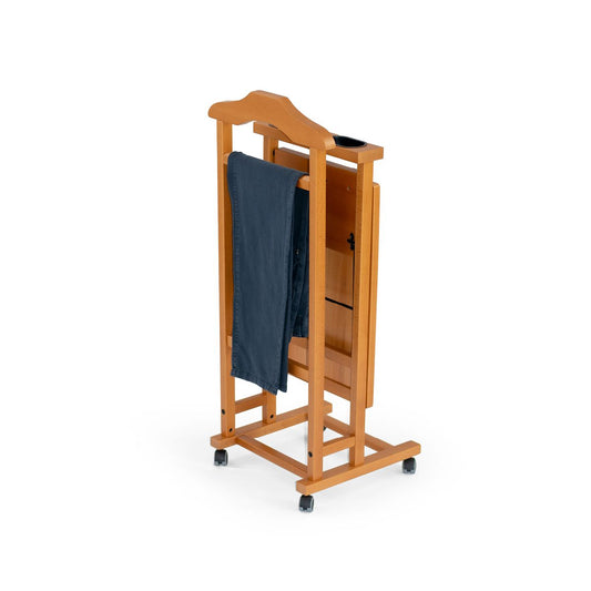 Valet de chambre, Porte Vetement, Valet de nuit, Valet de chambre bois, Porte vetement chambre, Couleur cerise , ARIT ALVARO, 3