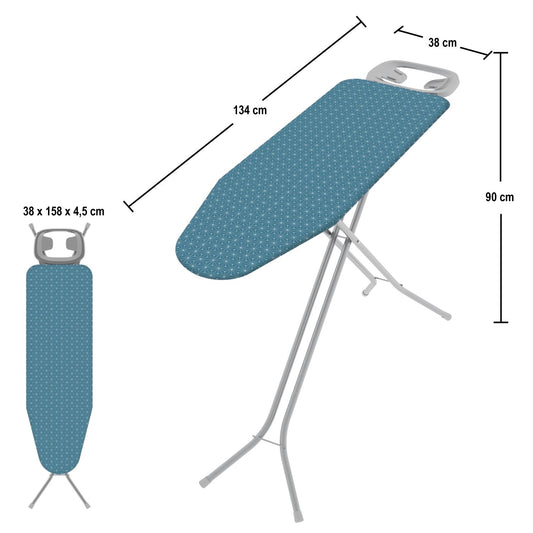 Table a repasser pliable, Planche à repasser, 114x36cm, hauteur réglable en 5 positions jusqu'à 90cm, Colombo CUPIDO , 2