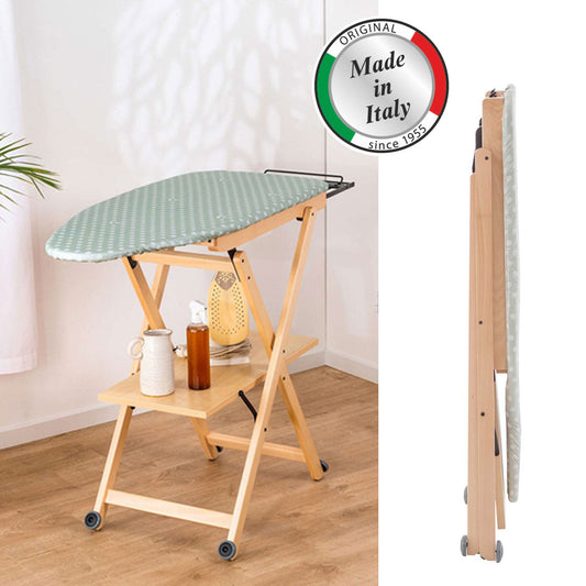 Table à Repasser, Planche à repasser, hauteur réglable, Couleur Naturelle, ARIT STIROCOMODO, Fabriqué en Italie!