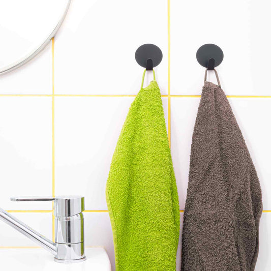 Crochets Adhésifs Mural Noirsб Porte-serviettes - Tatkraft Crew, 1