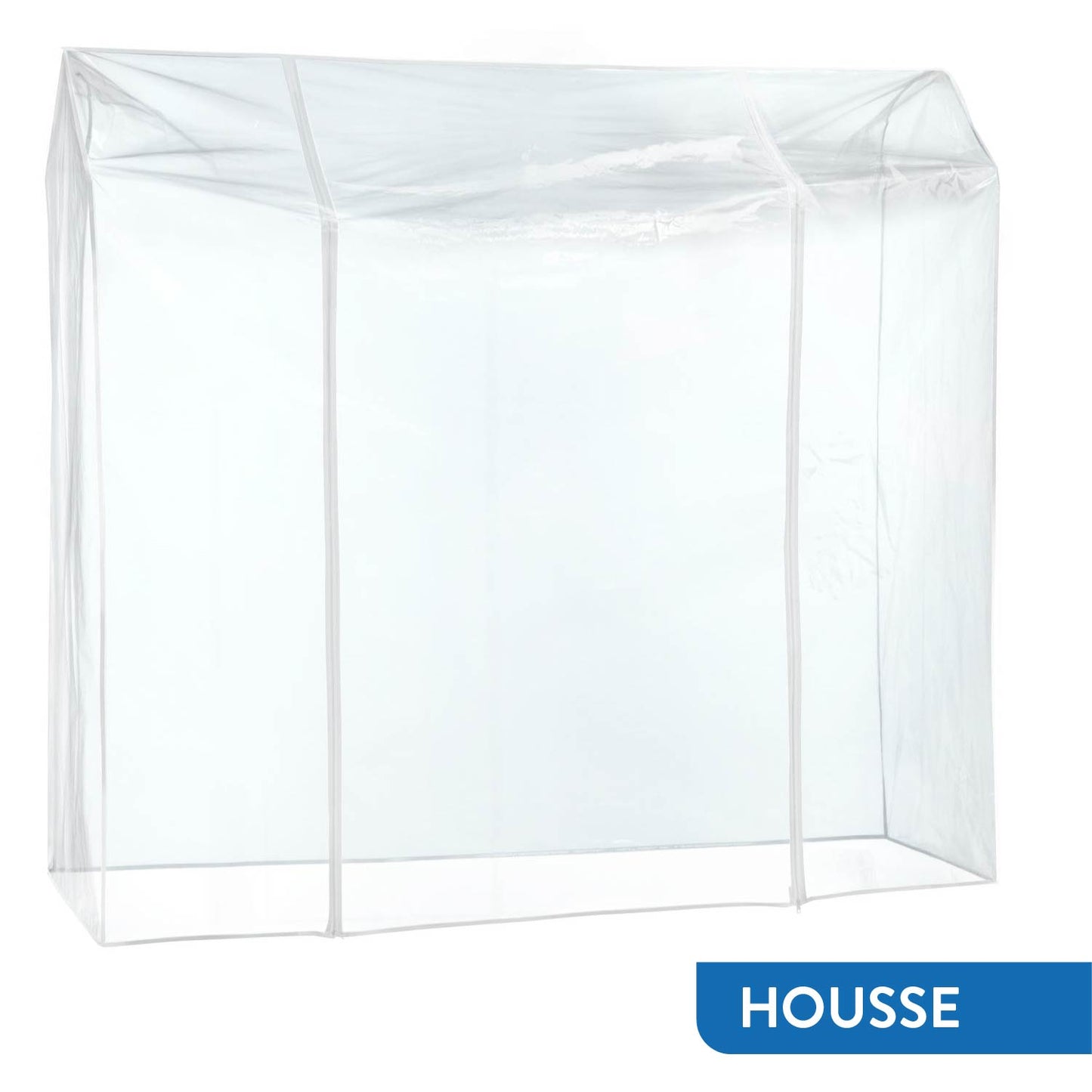 Portant Vêtement Solide, avec Housse Imperméable, sur Roulettes, Charge 130 kg, Réglable, Acier Chromé, Tatkraft Didrik & Schild, 4