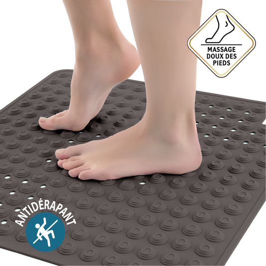 Tapis de Douche Antidérapant Senior, Tapis Douche Italienne, Tapis de Douche, Tapis Baignoire Antidérapant, Tatkraft Detail Noir 3