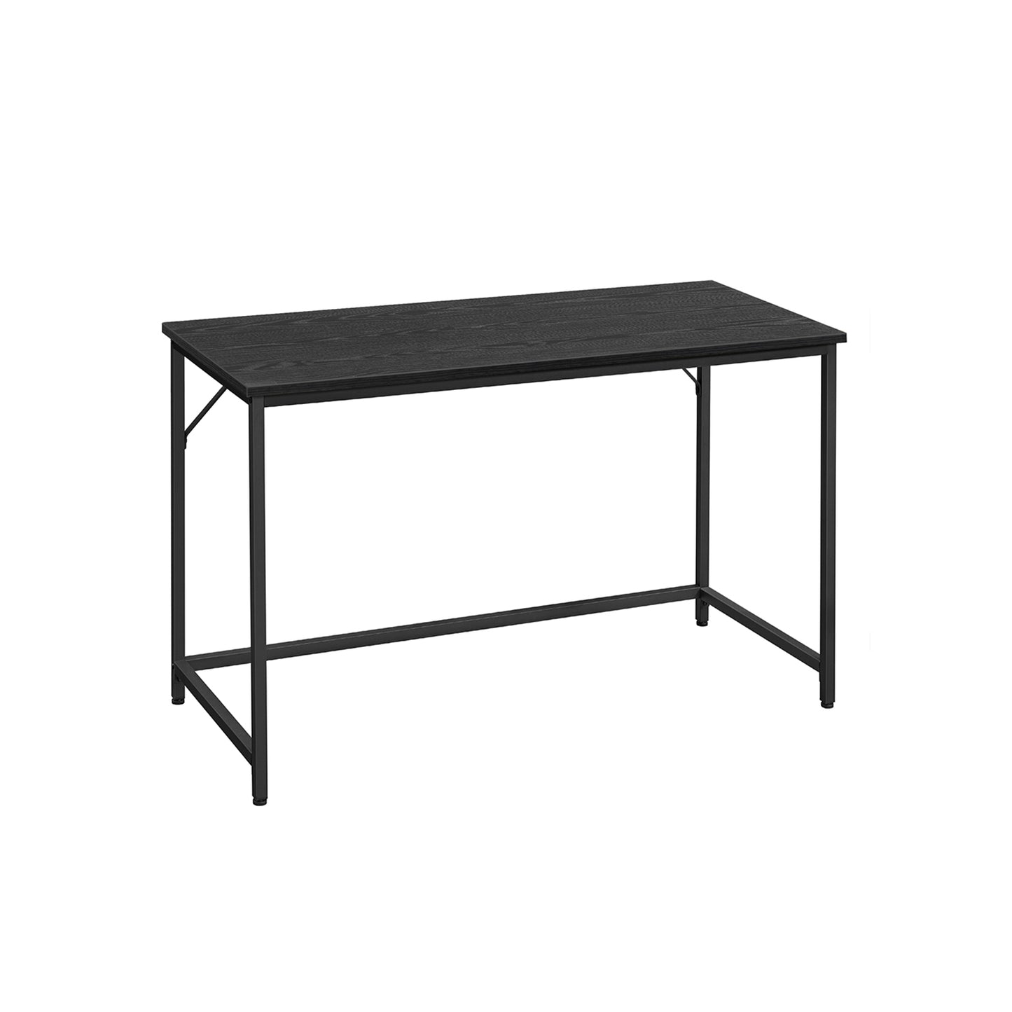 Bureau, Petit Bureau, Bureau PC, Table, Bureau de Travail, 60 x 120 x 75 cm, Noir, Vasagle, 1