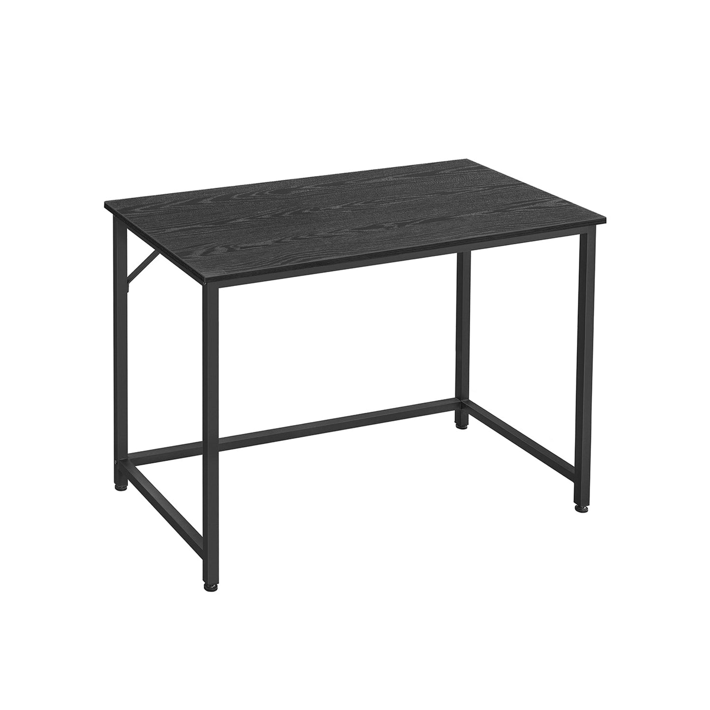 Bureau, Petit Bureau, Bureau PC, Table, Bureau de Travail, 50 x 100 x 76 cm, Montage Facile, Noir, Vasagle, 1