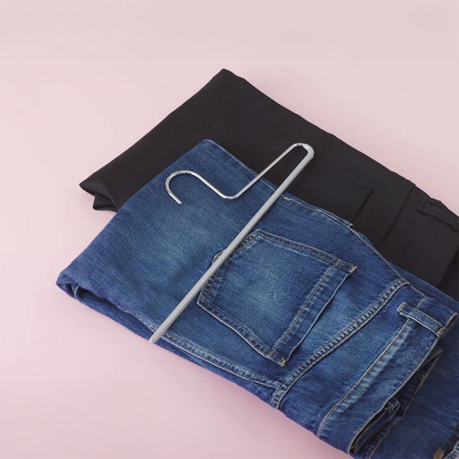 Cintre Pantalon, Cintres, lot de 10 PCs, largeur 35 cm, Cintre Vetement, avec effet antidérapant, MAWA KH C - Blanc, 3