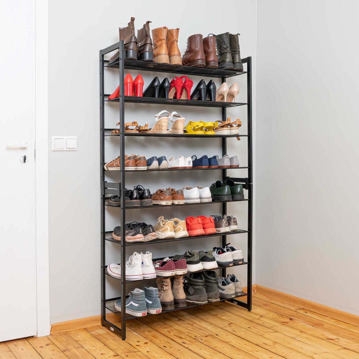 Meuble Shaussure, Meuble à Chaussures, Etagere a chaussure, Étagère à chaussures, 8niveaux, Tatkraft Giza, 6