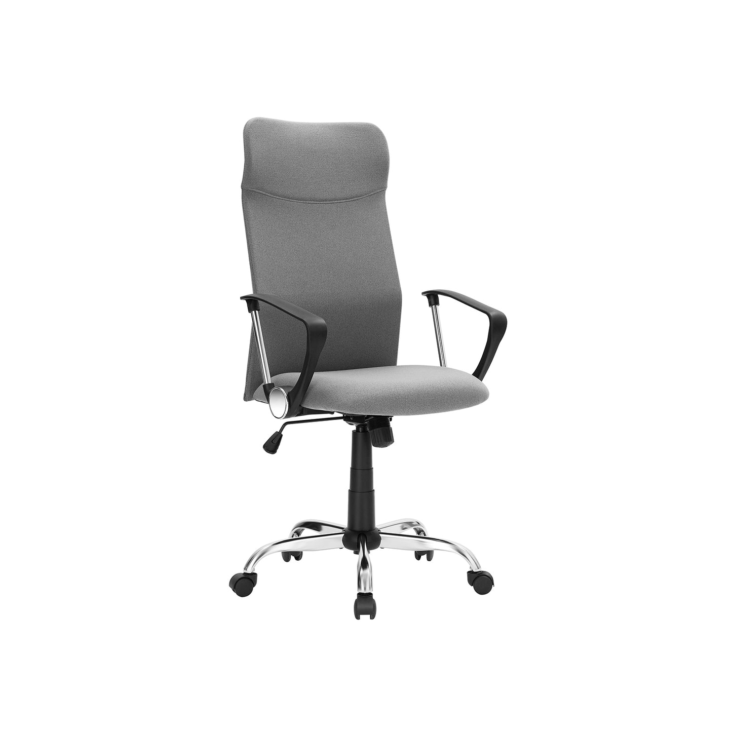Chaise de Bureau, Fauteuil de Bureau, Siège Ergonomique, Pivotant, Réglable, Capacité de Charge 120 kg, Gris, Songmics, 1