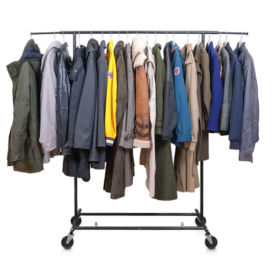 Portant Vêtement Solide, Portant Vetement Professionnel, avec Roulettes, Tatkraft Derek, w2