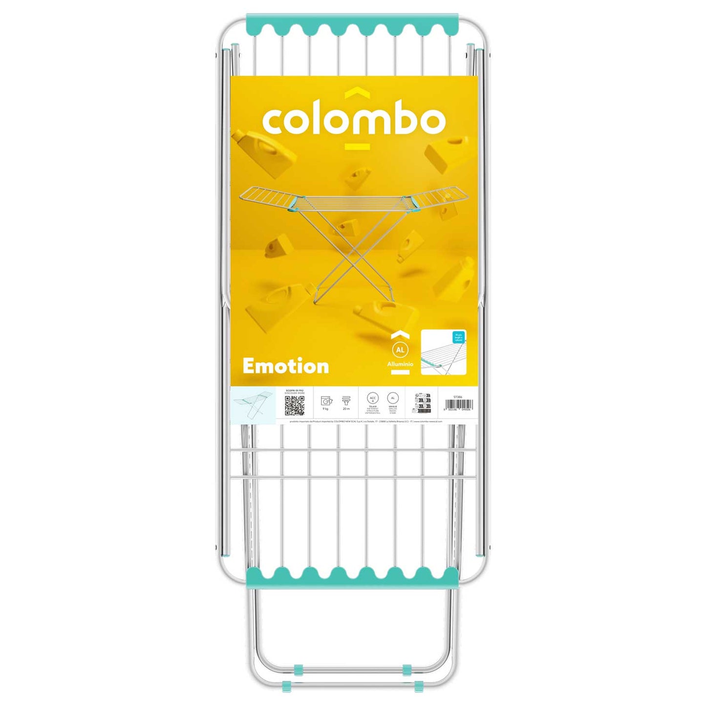 Colombo Emotion - Séchoir à ailes en alu, 2