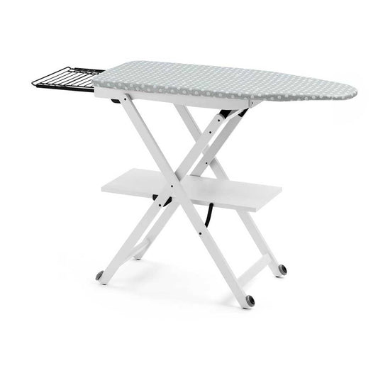 Table à Repasser, Planche à repasser, Réglable, avec Roulettes, ARIT STIROCOMODO, Couleur Blanc, 2