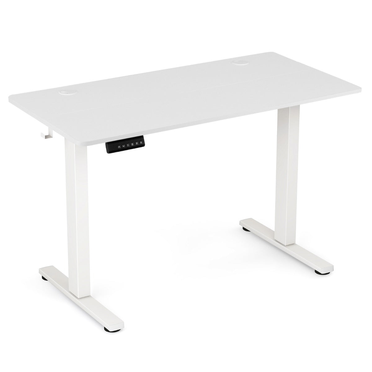 Bureau Electrique, Bureau Assis Debout Electrique, Bureau Assis Debout, 3 Hauteurs de Mémoire, Bureau Ordinateur, Costway, 1