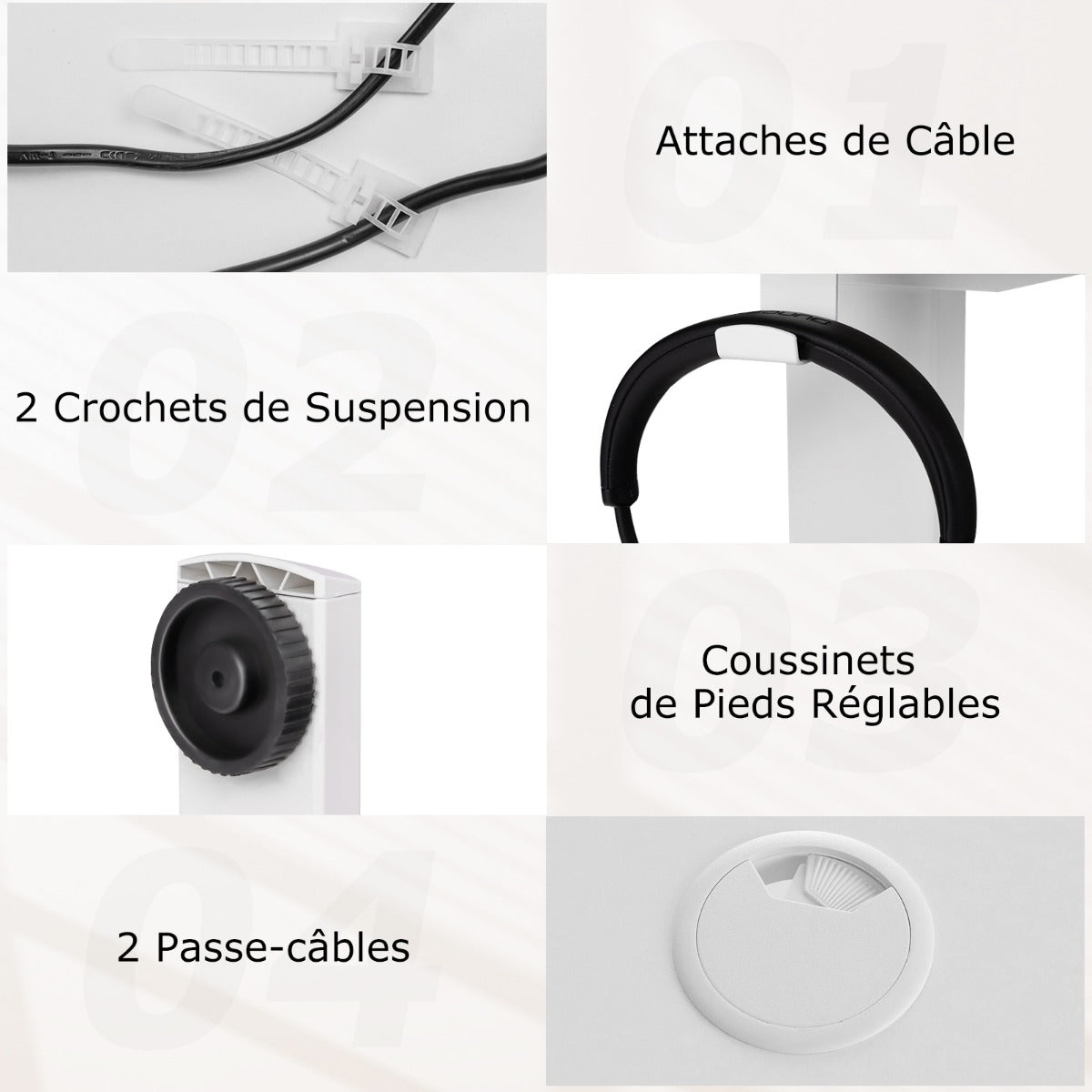 Bureau Electrique, Bureau Assis Debout Electrique, Bureau Assis Debout, 3 Hauteurs de Mémoire, Bureau Ordinateur, Costway, 5
