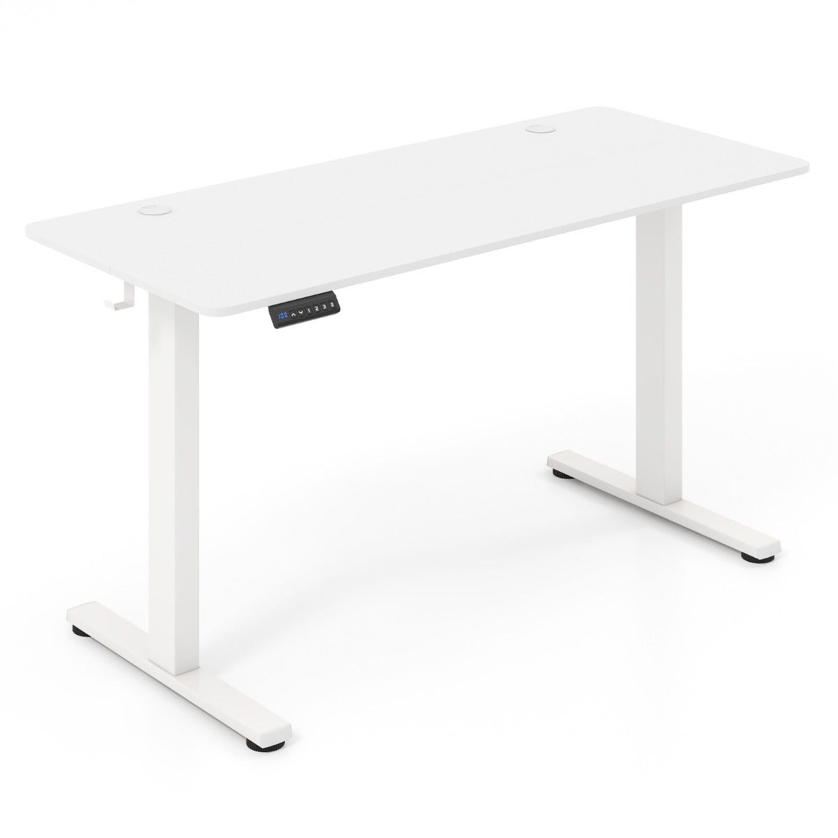 Bureau Electrique, Bureau Assis Debout Electrique, Bureau Assis Debout, 3 Hauteurs de Mémoire, Bureau Ordinateur, Costway, 1