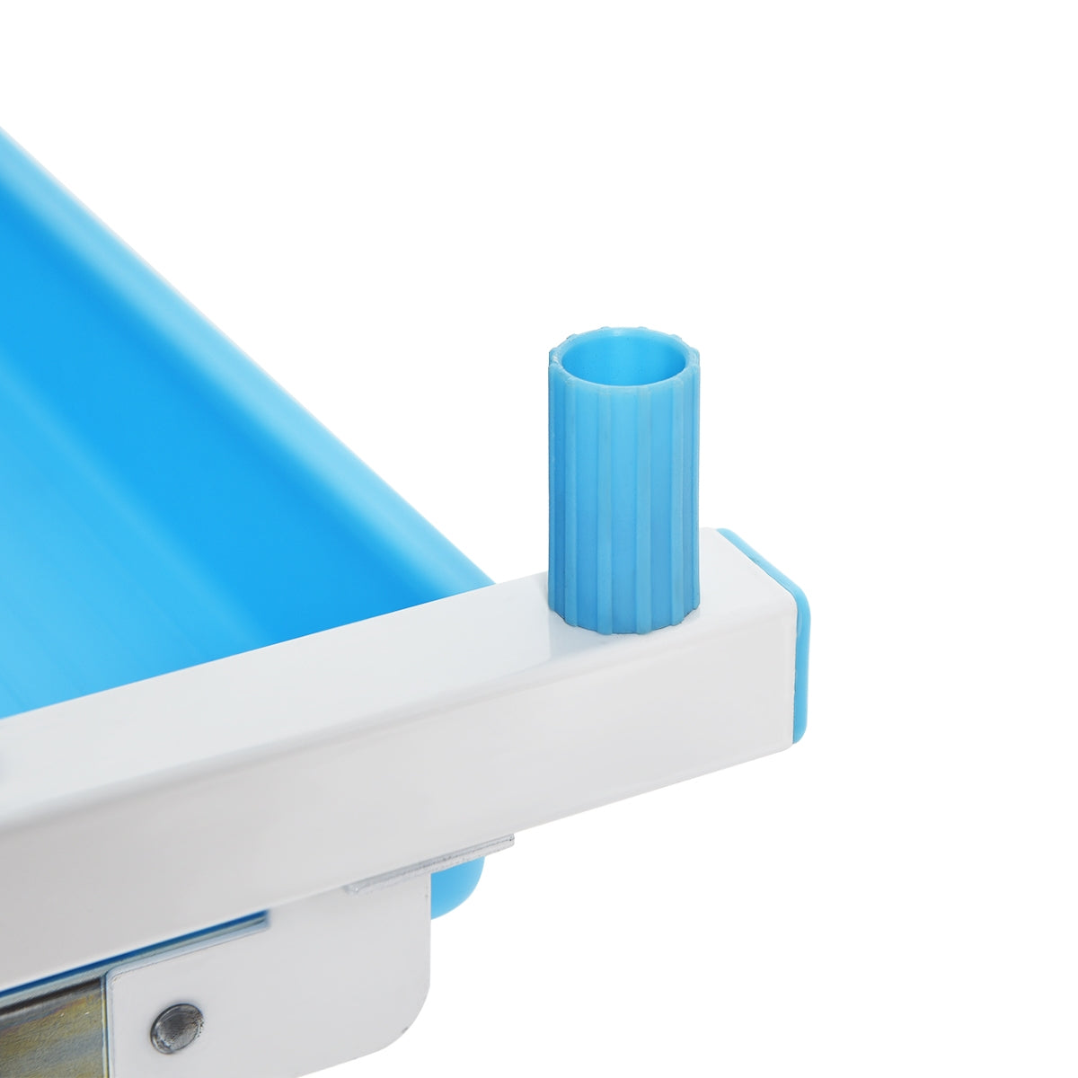 Table et Chaise enfant, Bureau Enfant Primaire, Réglable en Hauteur avec Tiroir Inclinable, en MDF+PP, Bleu, Costway, 8