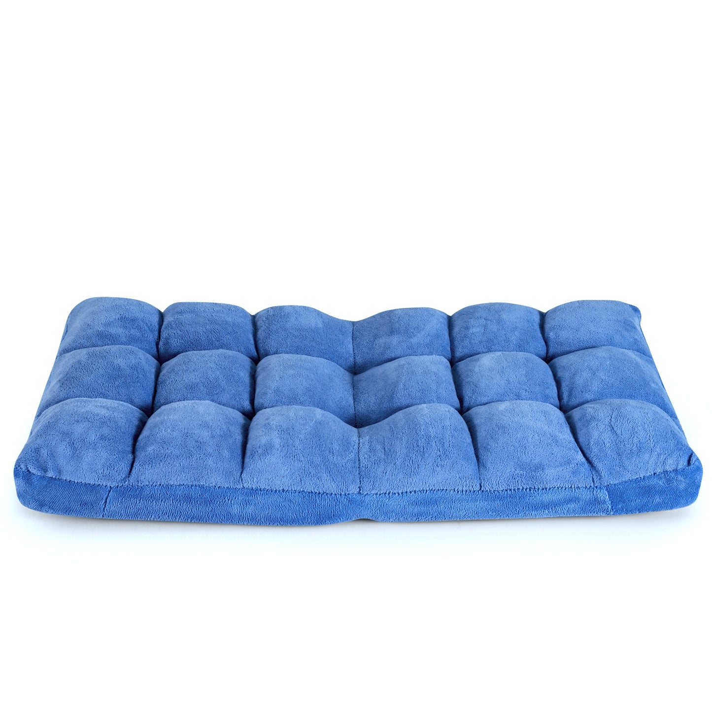 Chaise de Sol, Canapé Lit, Banquette Convertible, Canapé Lit Convertible, avec 14 Positions Réglables, Bleu, Costway, 8