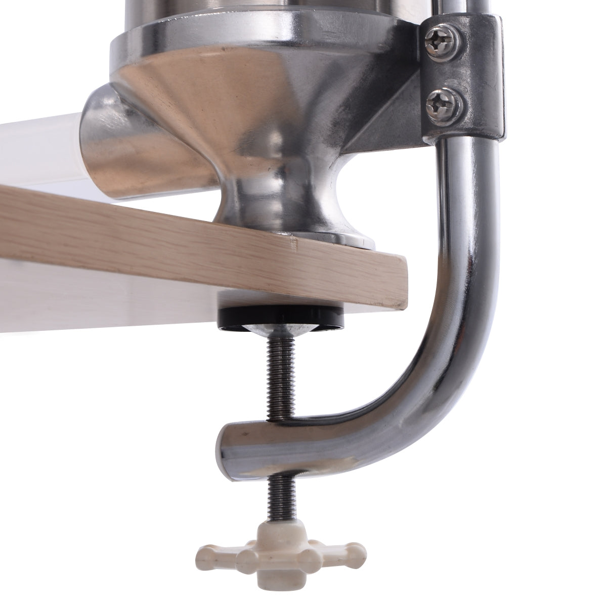 Poussoir à saucisses, Machine de remplissage de saucisses en acier inoxydable, Capacité 3L avec 4 Tubes, Costway, 5