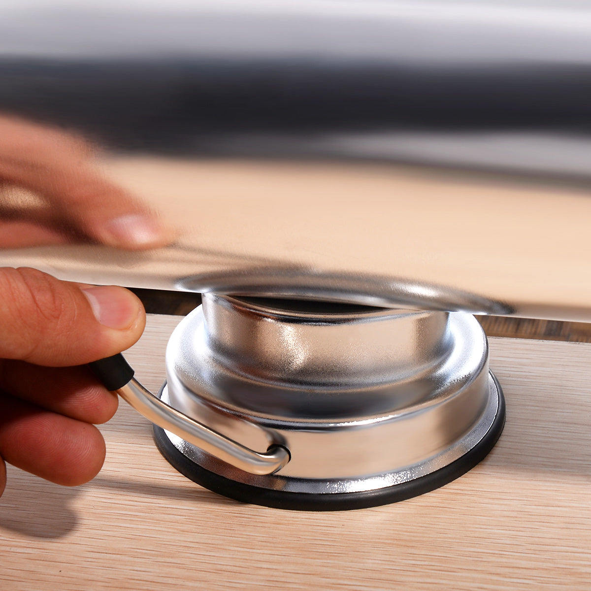 Poussoir à Saucisses, Remplissage de Saucisses 3L en Alliage d'Aluminium inoxydable et avec 3 Tubes, Costway, 7