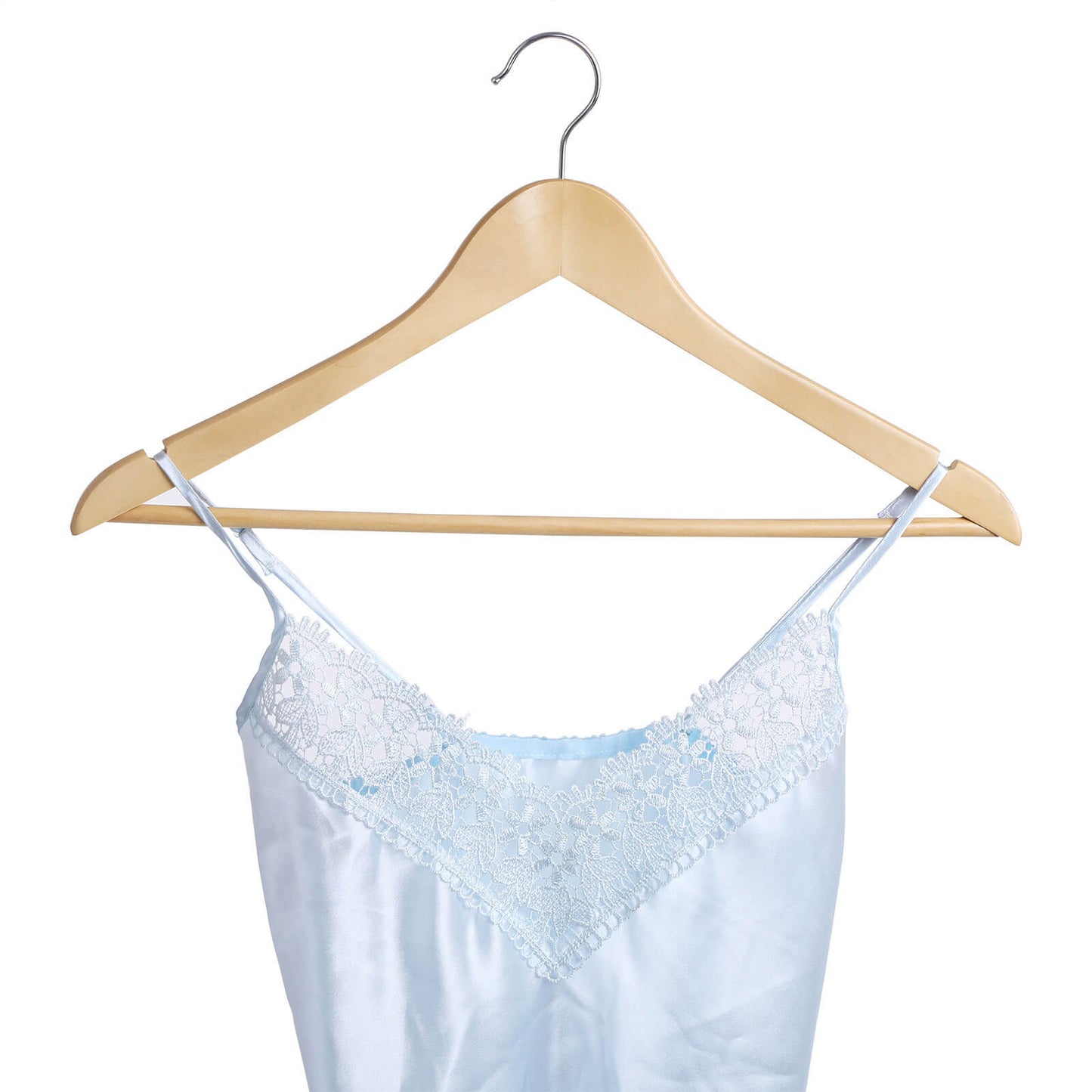 Cintre Bois, Lot de 20, avec Encoches Antiglisse, Barre Antiglisse pour Pantalons, Couleur Boisée, SONGMICS, 3