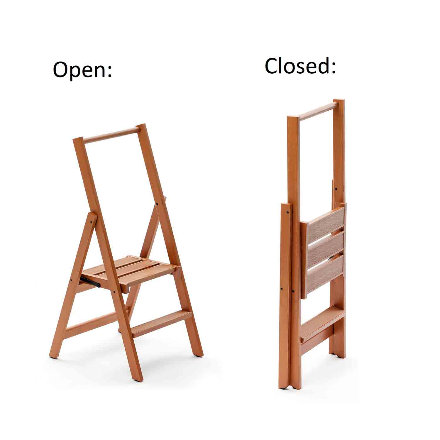 Escabeau 2 marches, Escabeau facilement transformable, KIMORA 2