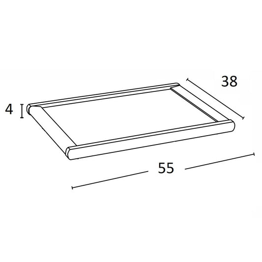 DRINK, Plateau en Bois, Plateau Rectangulaire, Desserte Bois, ciliegio, Arit, 2