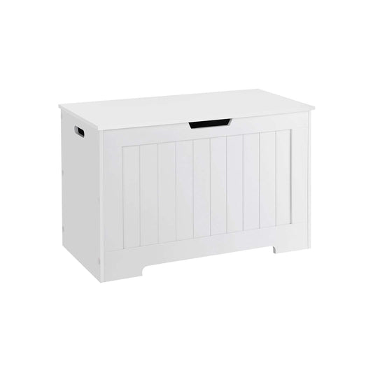 Coffre à jouets, Coffre de rangement, Banc de chaussures meuble de rangement pour jouett, Bout de lit, Blanc, VASAGLE , 1