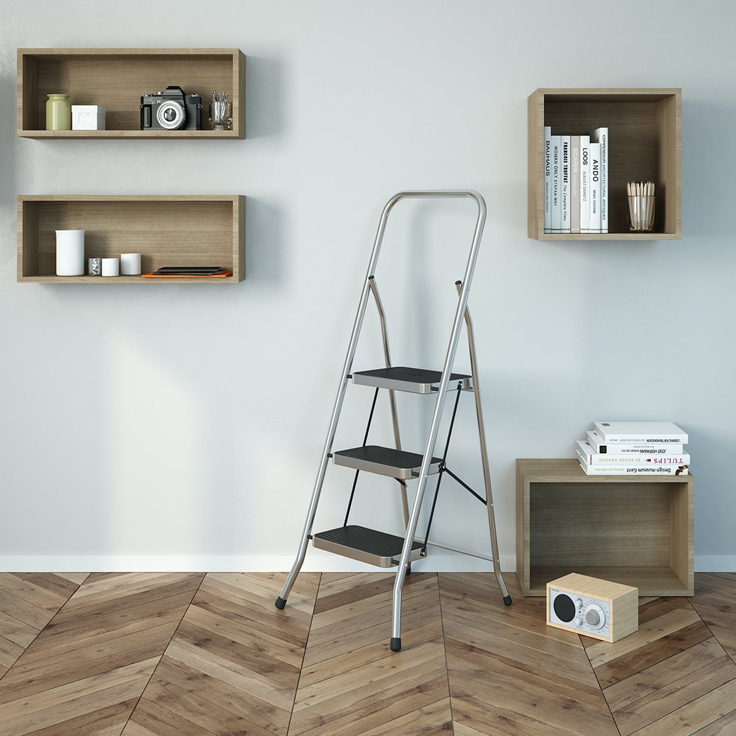 Échelle 3 marches, Fabriquée en Italie, Colombo Security