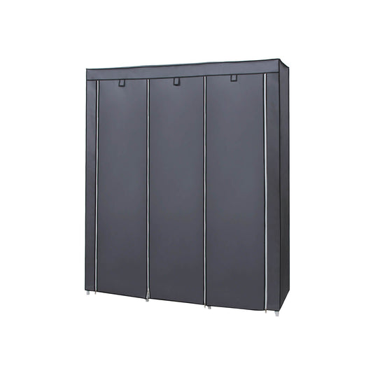 Armoire de Rangement Penderie Gris 175 x 150 x 45 cm, SONGMICS, 1