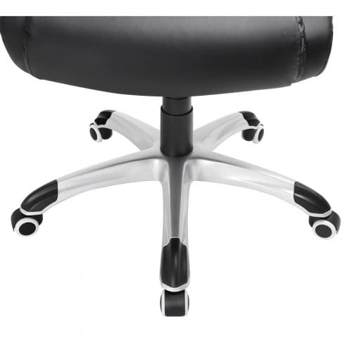 Fauteuil de bureau, Base 5 roulettes PU résistant à l'abrasion, SONGMICS