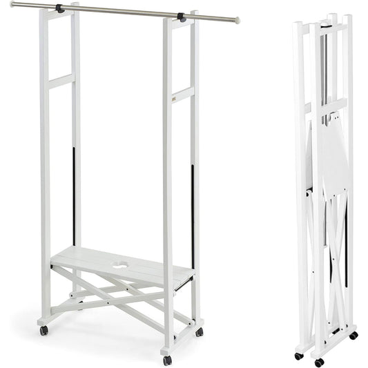 Portant Vetement Bois, Portant Bois, Portant en Bois, Porte Manteau en Bois, Portant Vêtement Bois, 2