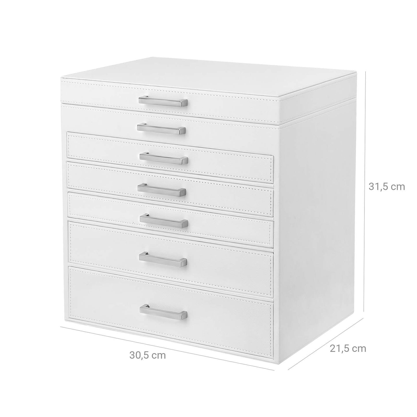Boîte à Bijoux, Grande Coffret à Bijoux, porte bijoux, rangement bijoux, coffret a bijoux, coffret bijoux femme, 4