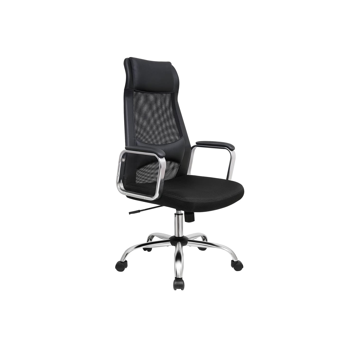 Chaise de bureau, dossier respirant, avec appui-tête et lombaire, 140 kg SONGMICS