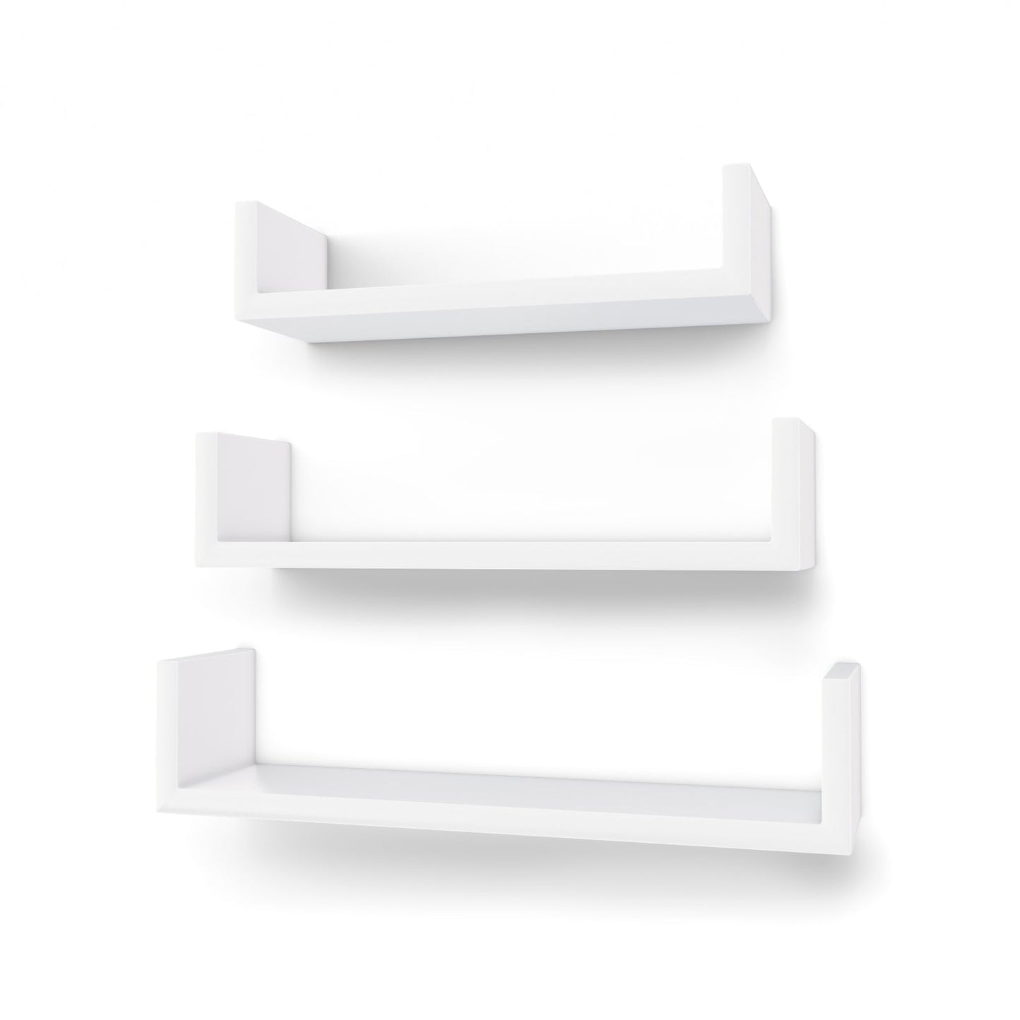 Lot de 3 Etagères, etagere murale, bibliothèque meuble, étagère rangement, etagere murale cuisine, 1