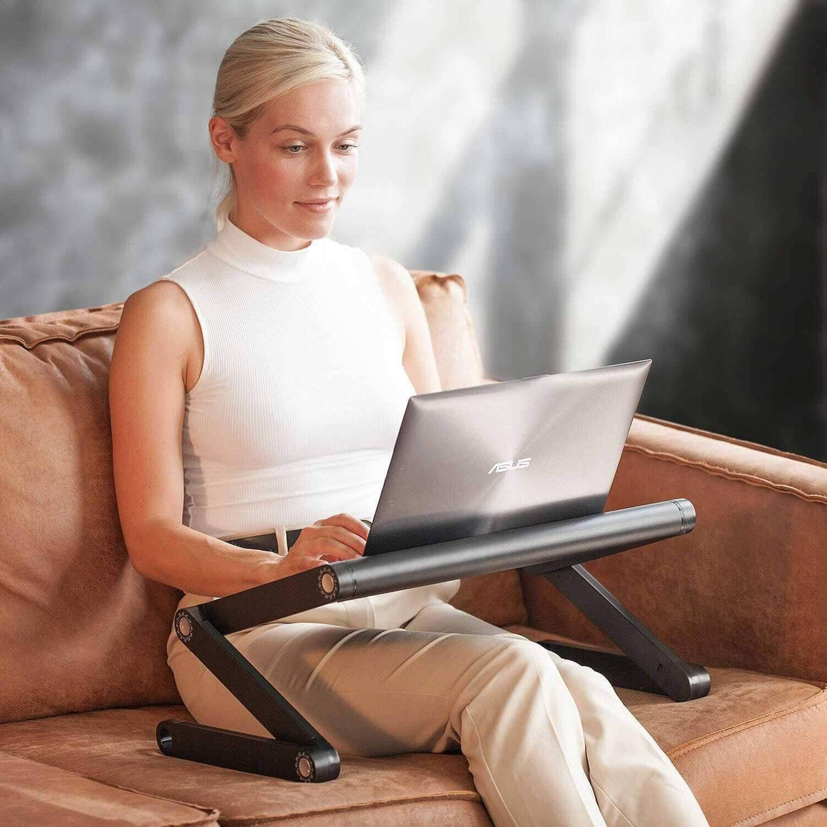 Support ordinateur portable, Table de lit, Plateau de Lit, WonderWorker Nobel