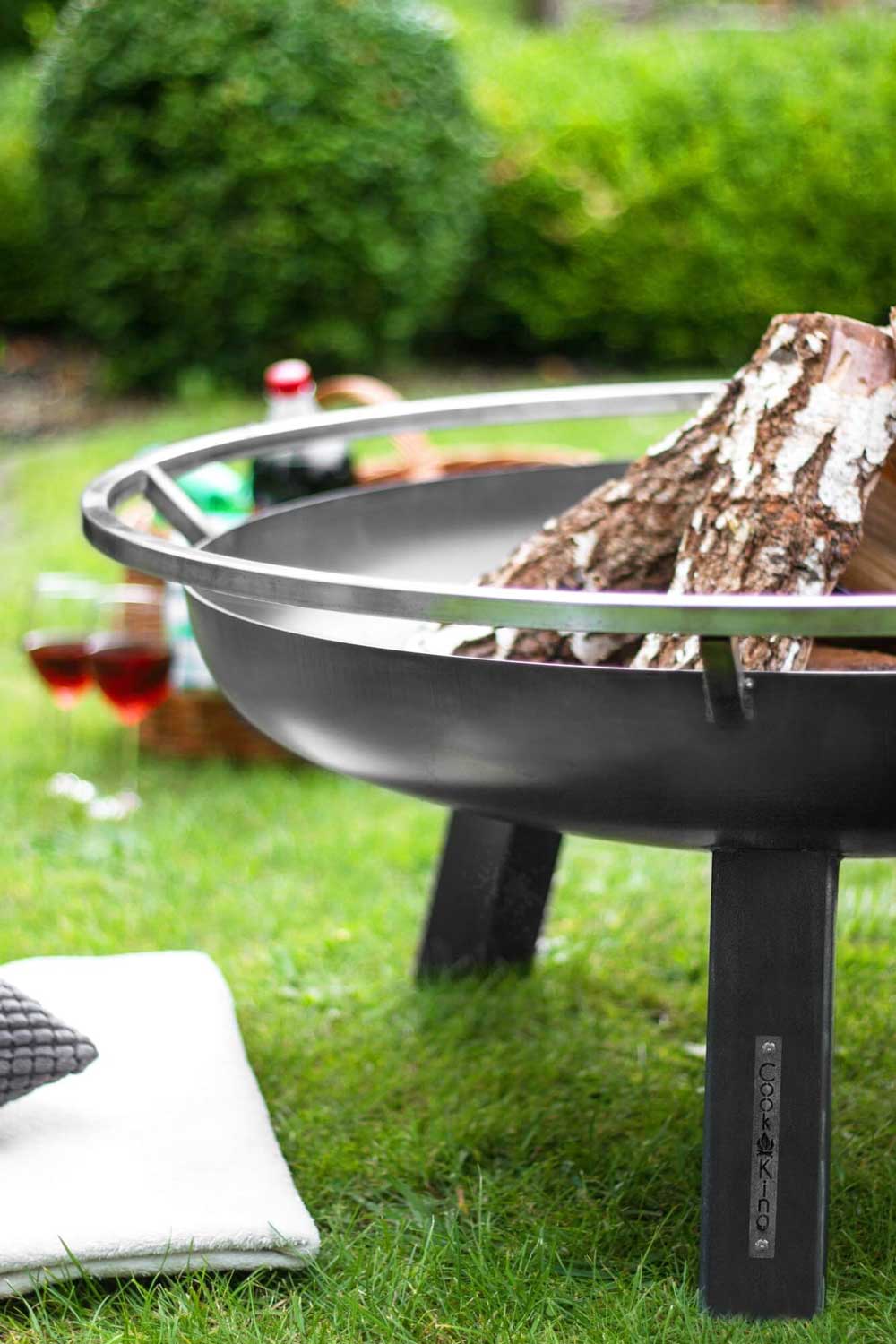 Cook King - Braséro de jardin «PORTO» Dia. 60 cm, 70 cm, 80 cm, 100 cm, 5