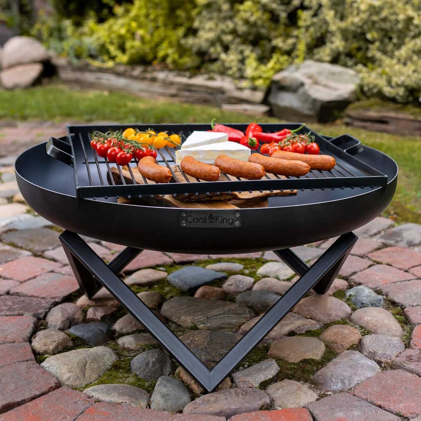 Cook King - Braséro de jardin «SANTIAGO» Dia. 60 cm, 70 cm, 80 cm, 100 cm, 1