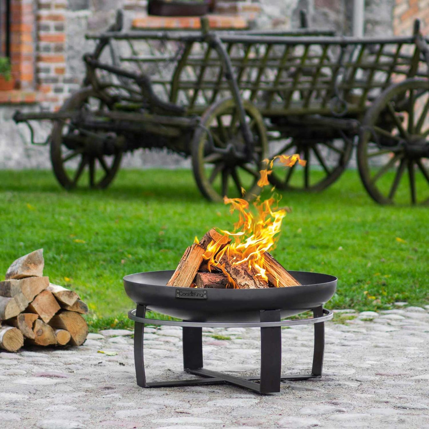 Cook King - Braséro de jardin «VIKING» Dia. 60 cm, 70 cm, 80 cm, 100 cm, 6