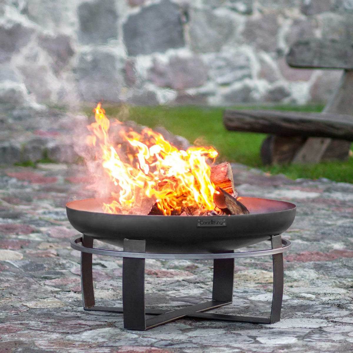 Cook King - Braséro de jardin XXL «VIKING» 80 cm