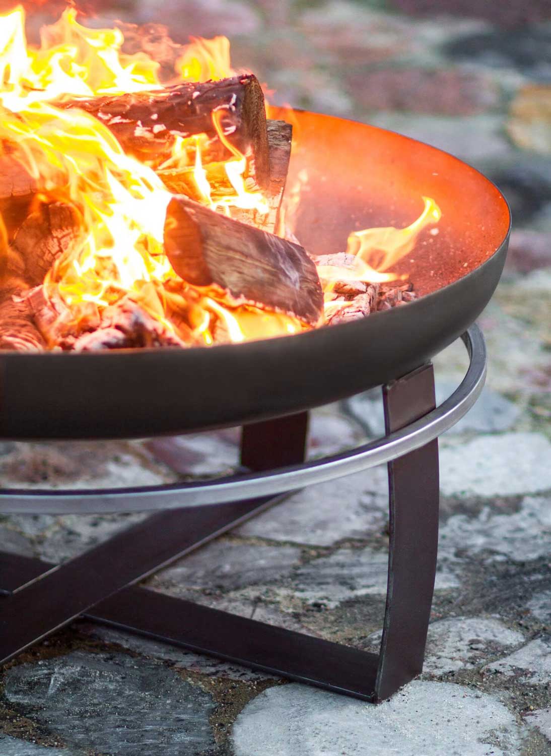 Cook King - Braséro de jardin «VIKING» Dia. 60 cm, 70 cm, 80 cm, 100 cm, 4