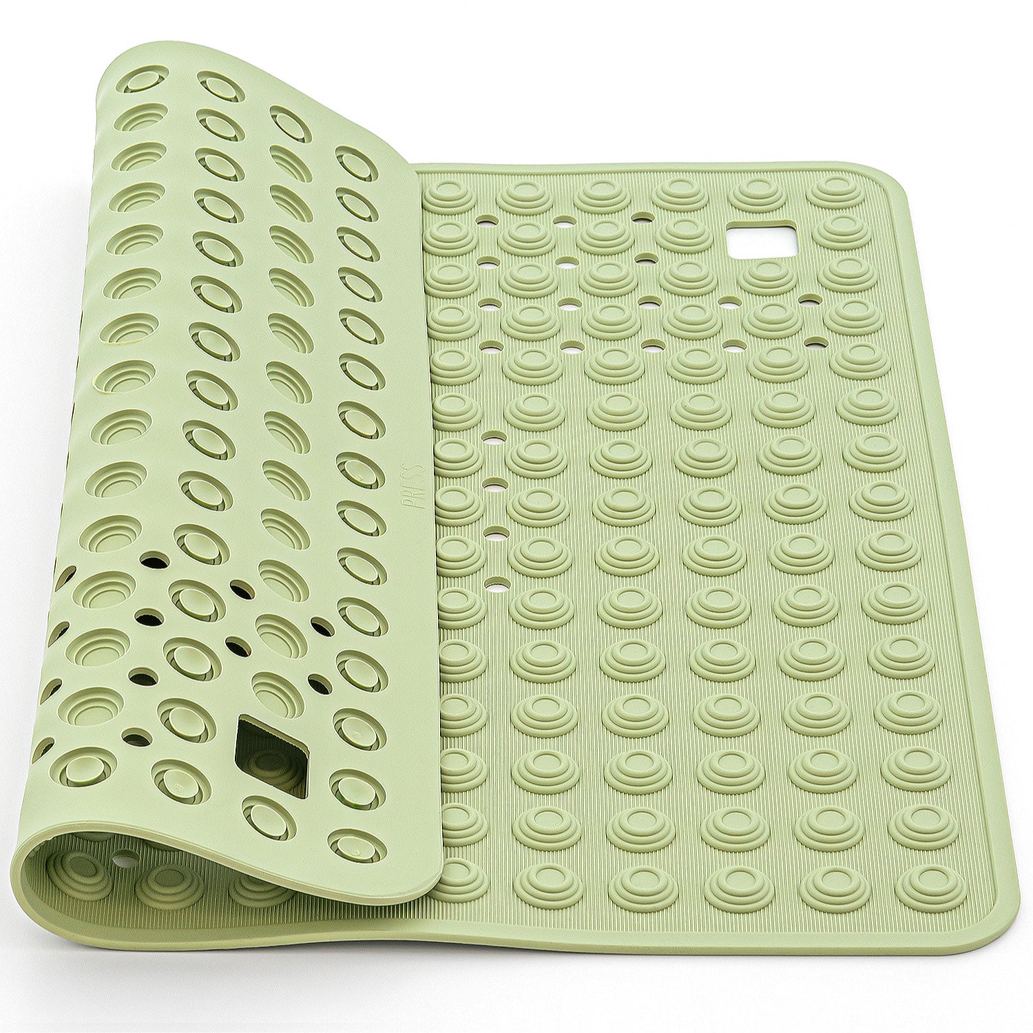 Tapis de Douche, Tapis Antidérapant Douche, Tapis de Douche Antidérapant Senior, Tapis Antidérapant Italienne, Tatkraft Detail Vert 1