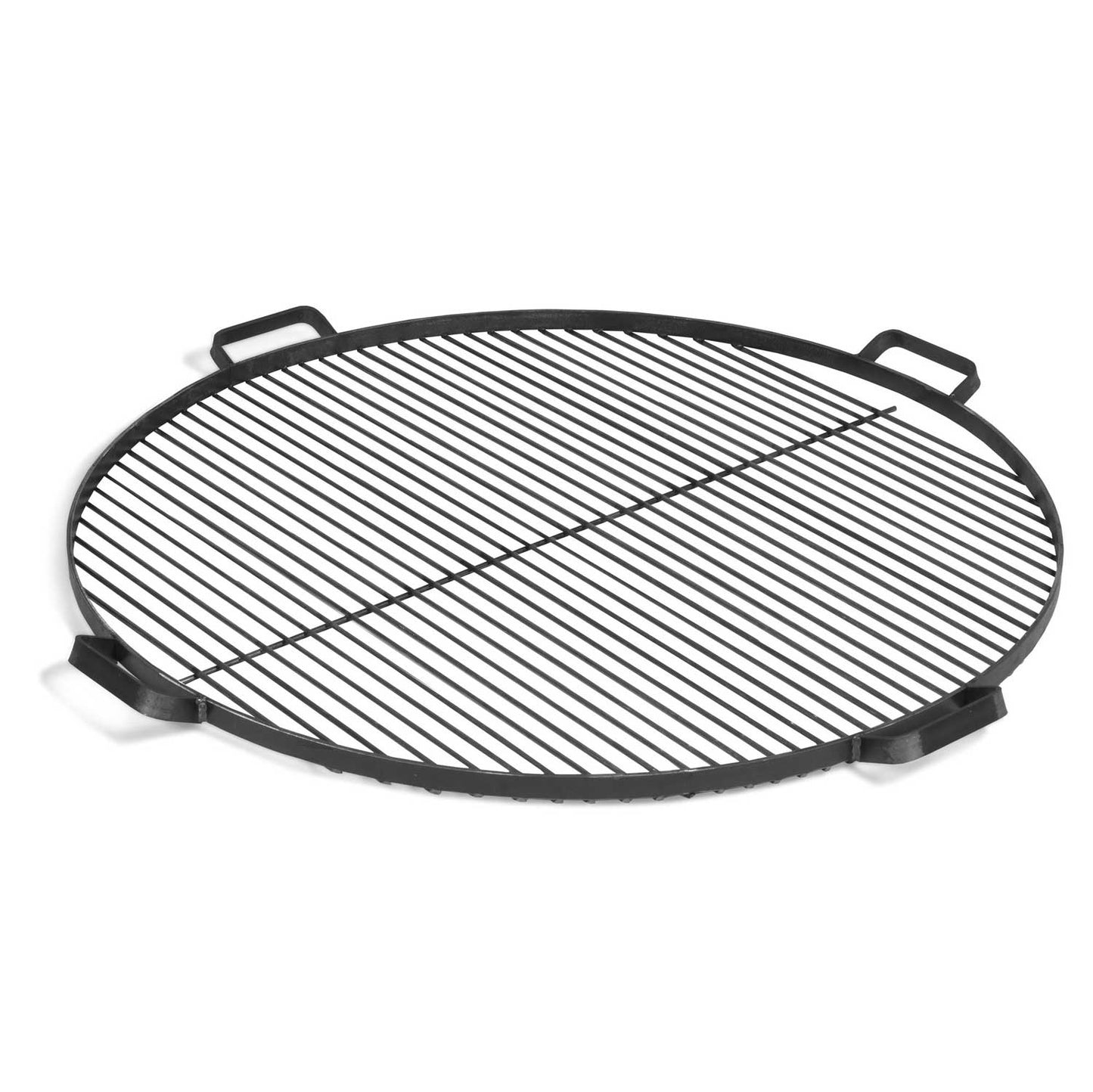 Grille de barbecue, Grille de cuisson en acier, Grille de cuisson en acier avec 4 poignées à poser sur brasero, Cook King, 6