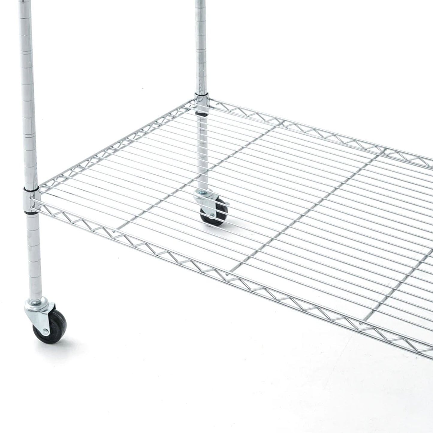 Armoire Tissu Penderie Mobile avec Housse, Portant à Vêtements Solide avec Roulettes et Range-Chaussures, art moon buffalo, 7