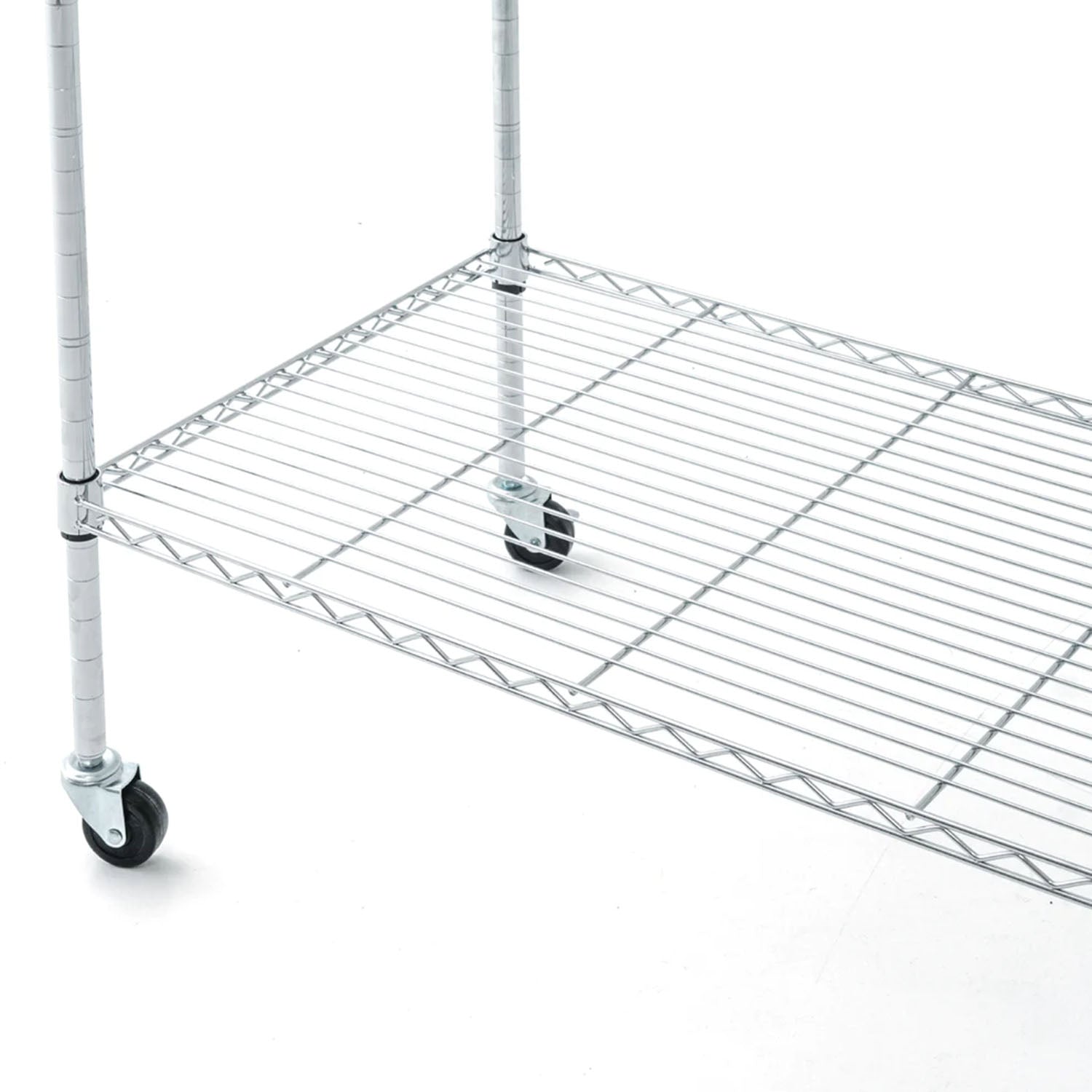 Armoire Tissu Penderie Mobile avec Housse, Portant à Vêtements Solide avec Roulettes et Range-Chaussures, art moon buffalo, 7