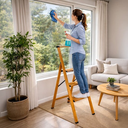  Escabeau domestique, escabeau 3 marches, échelle de ménage, marche pliante,Tatkraft Up, 2