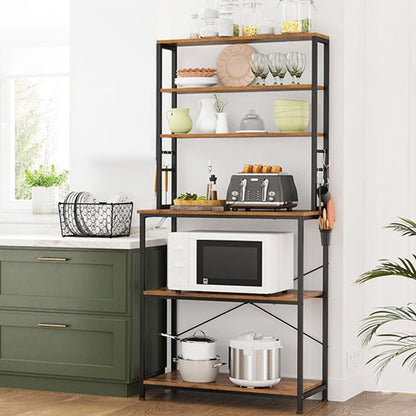 Etagere Cuisine, Etagere Micro Onde, 6 Etageres, VASAGLE, 1