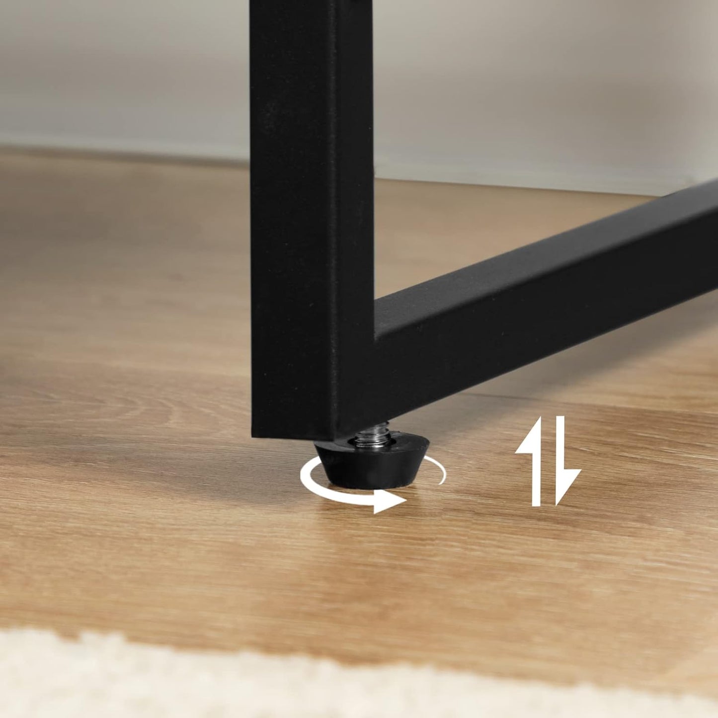 Étagère à chaussures, 10 Niveaux, pour 32-40 Paires, Étagère étroite, 75x28,5x159cm, Étagère en métal, Marron Noir, HOOBRO, 6