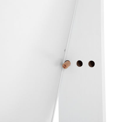 Armoire à Bijoux, et miroir deux dans un support, Armoire Miroir, Verrouillable, Blanc, SONGMICS, 7