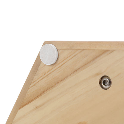 Porte Bijoux, Rangement Bijoux, 4 Zones Indépendantes, Support Accessoires, en Métal, Blanc et Boisée, SONGMICS, 5