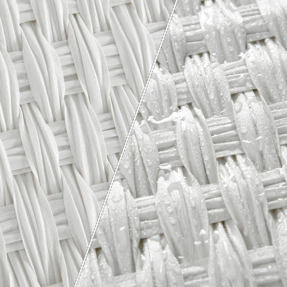 Panier à Linge avec Couvercle, 90L, Panier à Linge Pliable, avec poignées, Sac intérieur Amovible, Blanc, SONGMICS, 7
